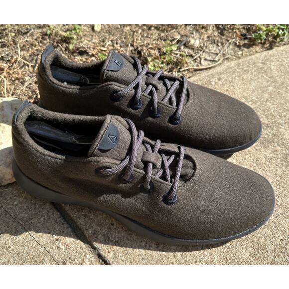 Allbirds Wool Runner WR Mens 13 Merino Wool Dark Gray Sneakers Shoes - Picture 1 of 11